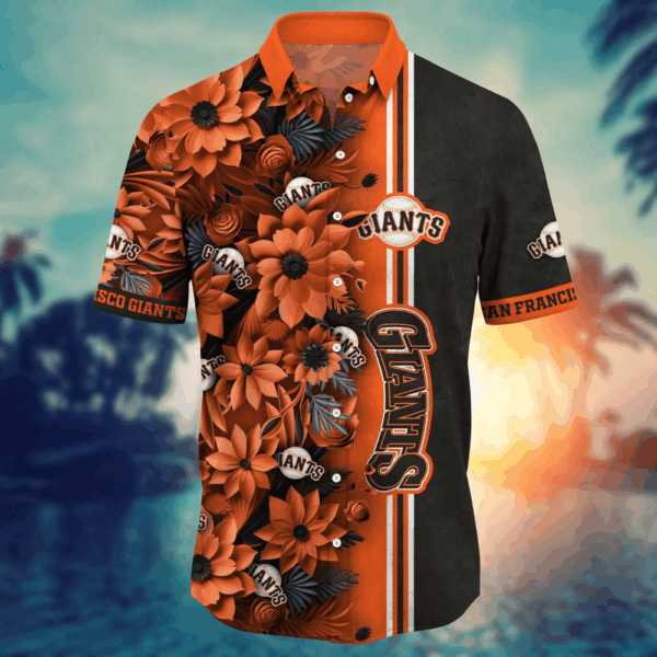 San Francisco Giants MLB Flower Hawaii Shirt   For Fans, Custom Summer Football Shirts