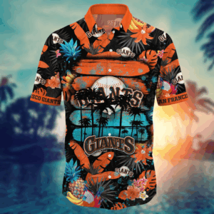 San Francisco Giants MLB Flower Hawaii Shirt And Tshirt For Fans, Summer Football Shirts