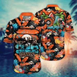 San Francisco Giants MLB Flower Hawaii Shirt And Tshirt For Fans, Summer Football Shirts