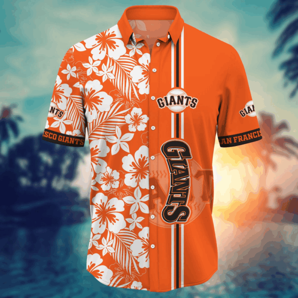 San Francisco Giants MLB Flower Hawaii Shirt  For Fans, Summer Football Shirts