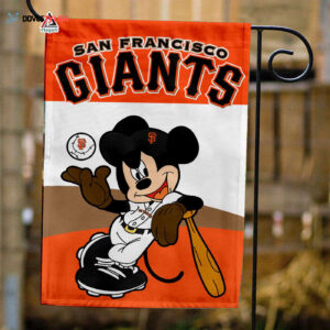 San Francisco Giants x Mickey Baseball Flag MLB Premium Flag