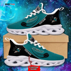 San Jose Sharks Custom Name Max Soul Shoes For Men And Women