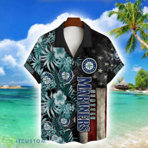 Seattle Mariners Mlb American Flower AOP Trending Hawaiian Shirt For Men Women