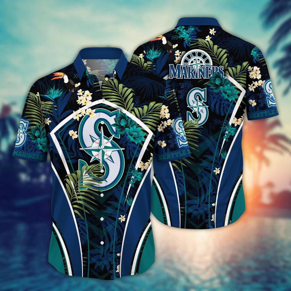 Seattle Mariners MLB Flower Hawaii Shirt  For Fans, Summer Football Shirts