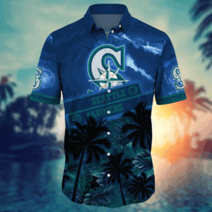 Seattle Mariners MLB Flower Hawaii Shirt  For Fans, Summer Football Shirts