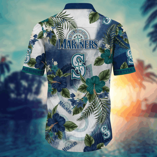 Seattle Mariners MLB Flower Hawaii Shirt  For Fans, Summer Football Shirts