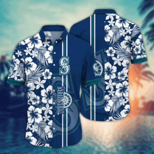 Seattle Mariners MLB Flower Hawaii Shirt  For Fans, Summer Football Shirts