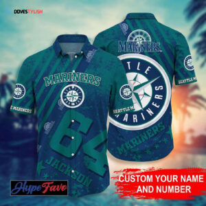 Custom Seattle Mariners MLB Hawaiian Shirt - Personalized Fan Gear