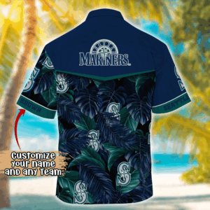 Seattle Mariners MLB Summer Hawaii Shirt And TShirt, Custom Football Shirts