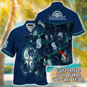 Seattle Mariners MLB Summer Hawaii Shirt And TShirt, Custom Football Shirts
