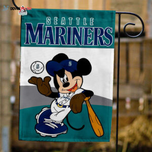 Seattle Mariners x Mickey Baseball Flag - MLB Premium Flag