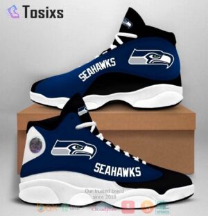 Seattle Seahawks Air Jordan 13 Custom Sneaker – Perfect Fan Gift