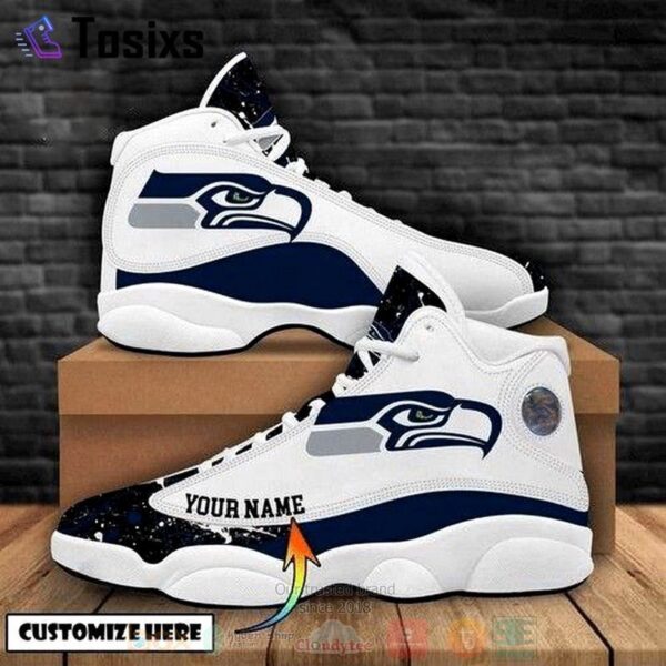 Seattle Seahawks Air Jordan 13 Custom Sneaker – Perfect Gift for Fans