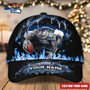 Seattle Seahawks Custom Name Classic, Baseball Caps  Gift for Men Women
