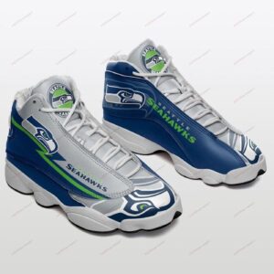 Seattle Seahawks Air Jordan 13 Sneakers – Official NFL Team Sport Shoes for Men and Women