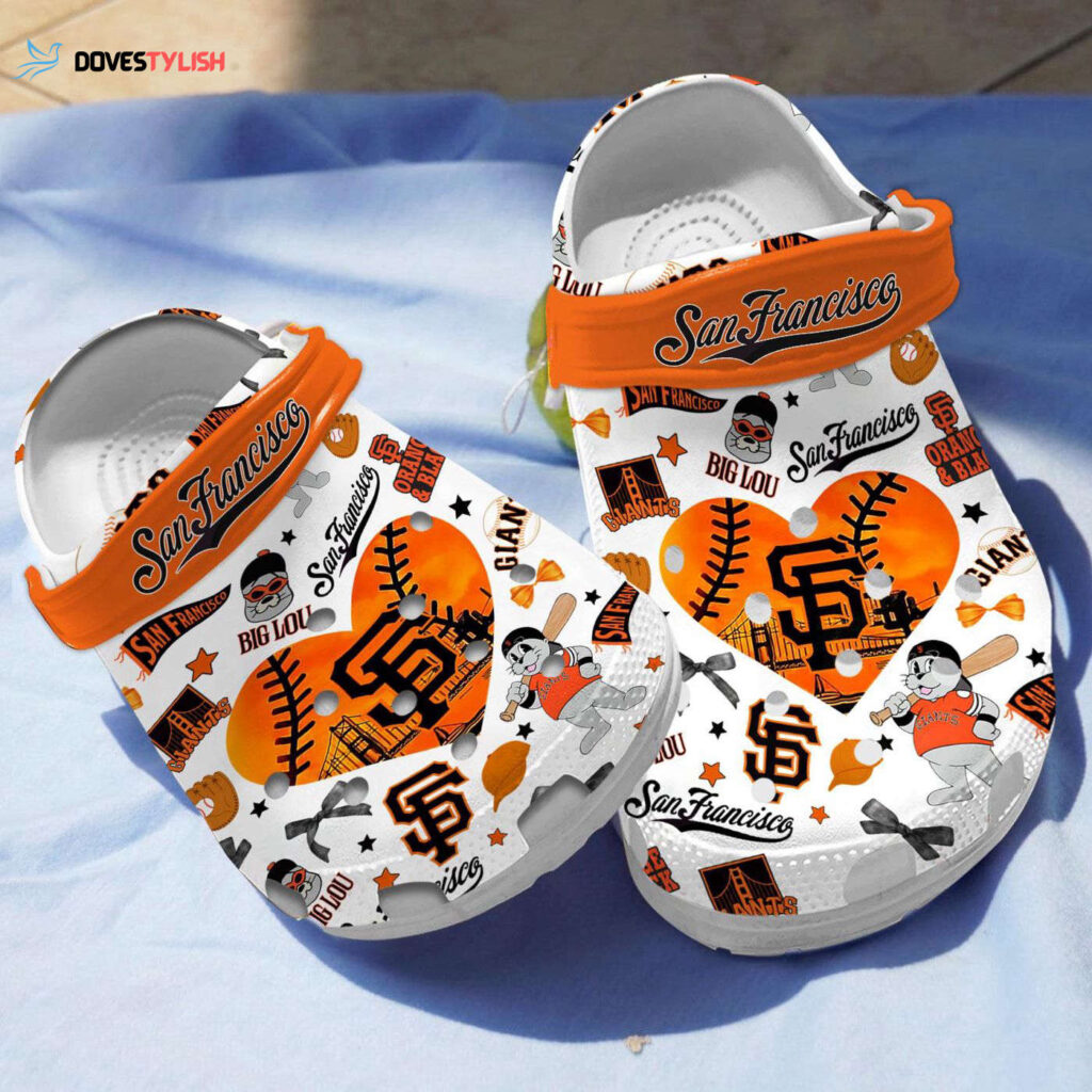 Soft And Comfortable San Francisco Giants White Clogs Gift for Men Women