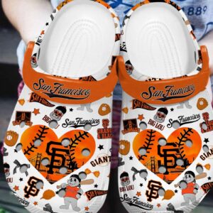Soft And Comfortable San Francisco Giants White Clogs Gift for Men Women