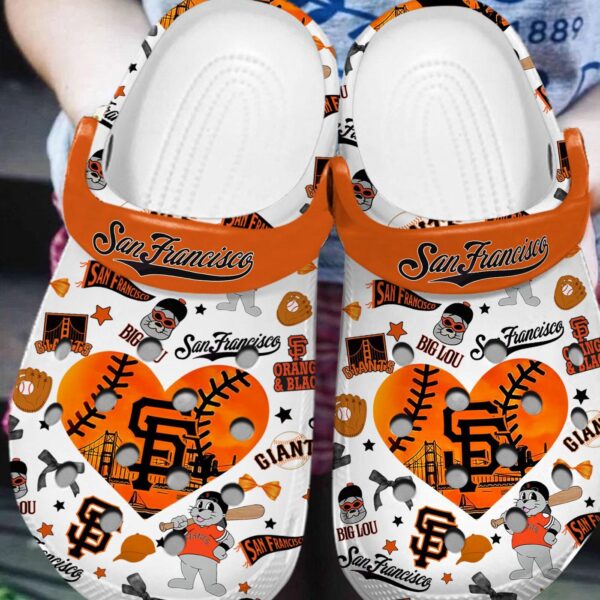 Soft And Comfortable San Francisco Giants White Clogs Gift for Men Women