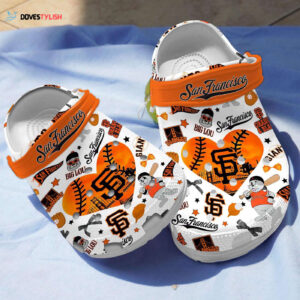 Soft And Comfortable San Francisco Giants White Clogs Gift for Men Women