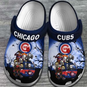 Soft Chicago Cubs Navy Blue Clogs Gift for Men Women
