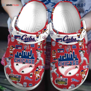 Special And 3d Printed Chicago Cubs Red Clogs Gift for Men Women