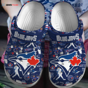 Special And 3d Printed Toronto Blue Jays Navy Blue Clogs Gift for Men Women