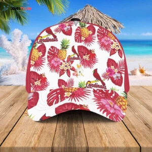 St Louis Cardinals Hawaiian Summer Men s Button Down Cap - Cardinal Hat