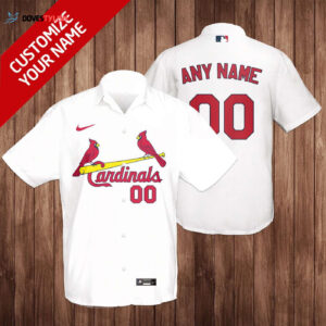 Official St Louis Cardinals Hawaiian Shirt - Perfect for Game Day!