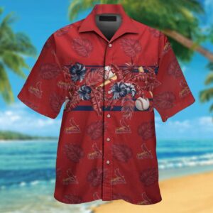 St Louis Cardinals Hawaiian Shirt #4 – Official MLB Apparel for Fans