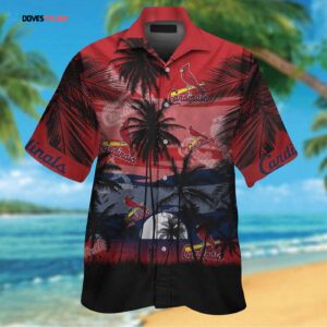 St Louis Cardinals Hawaiian Shirt #8 - Official MLB Merchandise