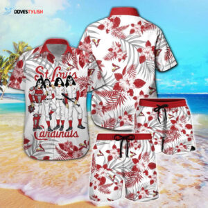 St Louis Cardinals & Kiss Hawaiian Shirt: Official MLB Merchandise