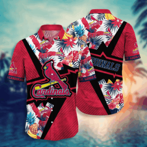 St. Louis Cardinals MLB Flower Hawaii Shirt  For Fans, Summer Football Shirts