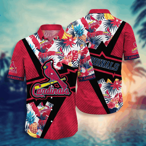 St. Louis Cardinals MLB Flower Hawaii Shirt  For Fans, Summer Football Shirts