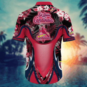 St. Louis Cardinals MLB Flower Hawaii Shirt   For Fans, Summer Football Shirts