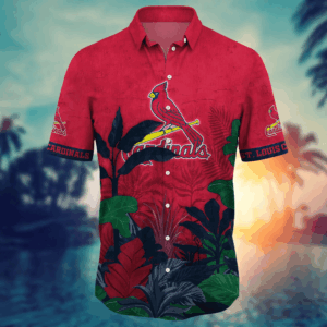 St. Louis Cardinals MLB Flower Hawaii Shirt   For Fans, Summer Football Shirts