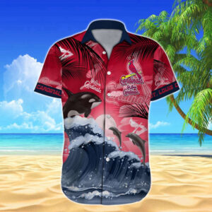 St. Louis Cardinals MLB-Hawaiian Shirt Custom  For Men Women