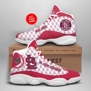 Custom St Louis Cardinals Air Jordan 13 Sneakers – Unisex Gift Shoes