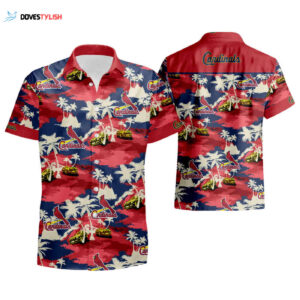 St Louis Cardinals Tommy Bahama Hawaiian Shirt - Perfect Summer Attire