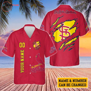 St Louis Cardinals Custom Hawaiian Shirt for Men and Women