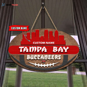 Tampa Bay Buccaneers 2 Layers Wooden Sign - Home Decor Gift