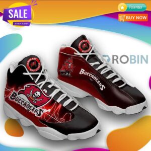 Official Tampa Bay Buccaneers Air Jordan 13 Football Sneakers – Men s & Women s
