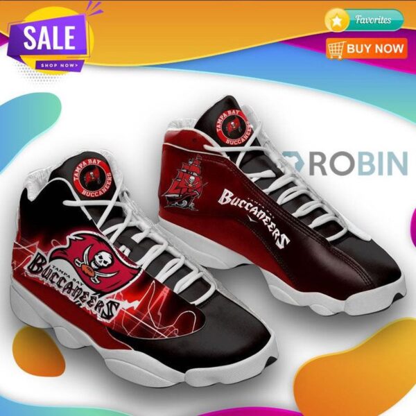 Official Tampa Bay Buccaneers Air Jordan 13 Football Sneakers – Men s & Women s