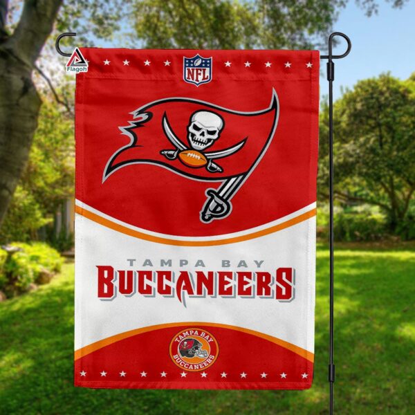 Tampa Bay Buccaneers Football Team Flag, NFL Premium Two-sided Vertical Flag – House Garden Decor Gift