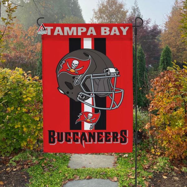 Tampa Bay Buccaneers Helmet Vertical Flag, Buccaneers NFL Outdoor Flag – House Garden Decor Gift