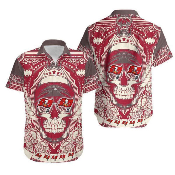 Tampa Bay Buccaneers Skull Gift For Fan Hawaii Shirt