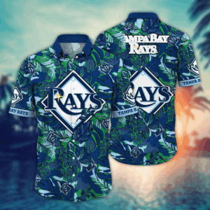 Tampa Bay Rays MLB Flower Hawaii Shirt   For Fans, Summer Football Shirts