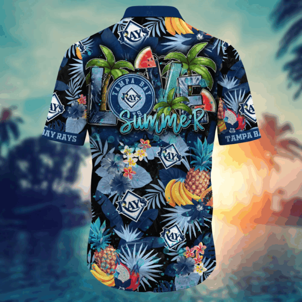 Tampa Bay Rays MLB Flower Hawaii Shirt   For Fans, Summer Football Shirts