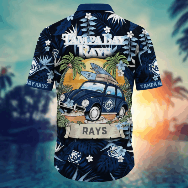 Tampa Bay Rays MLB Flower Hawaii Shirt   For Fans, Summer Football Shirts