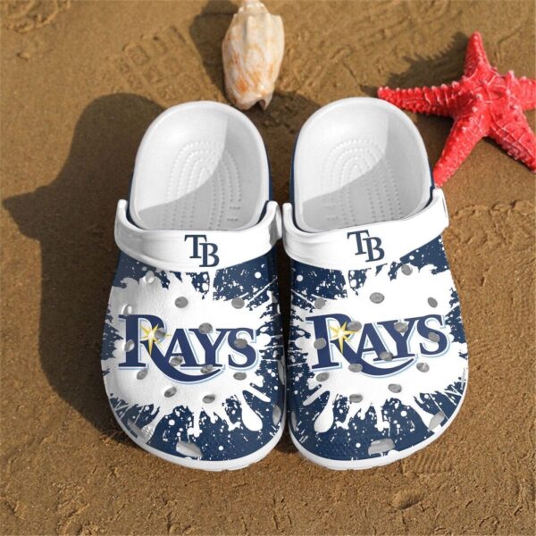 Tampa Bay Rays Teams Clogs Shoes Crocband Clog Comfortable Water Shoes