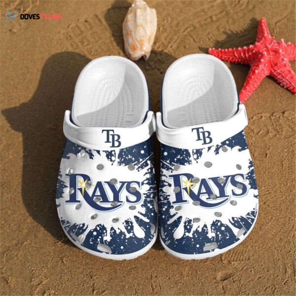 Tampa Bay Rays Teams Clogs Shoes Crocband Clog Comfortable Water Shoes